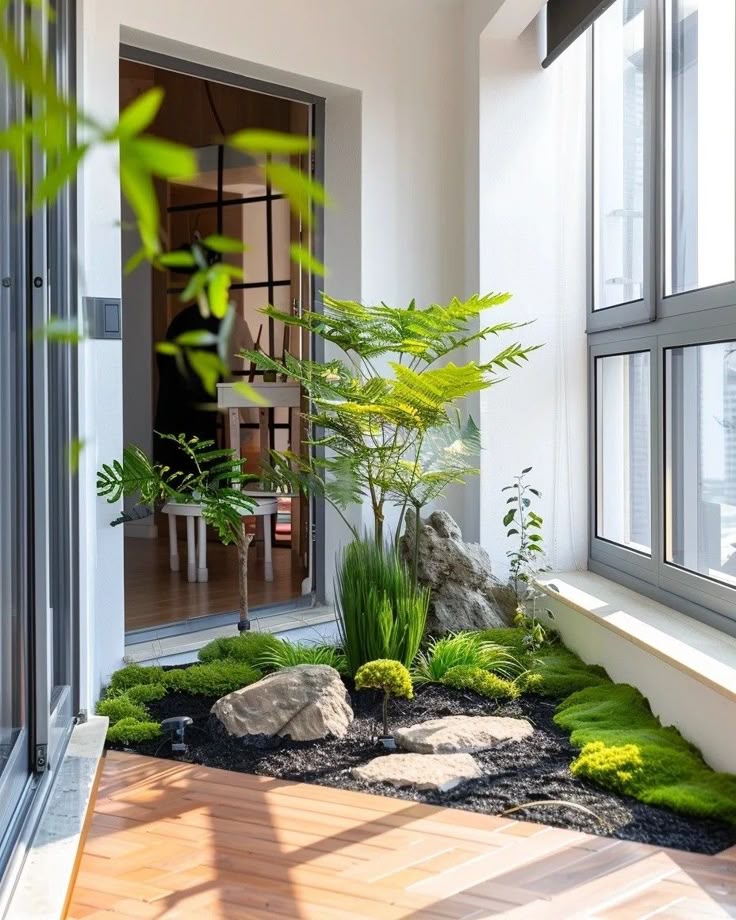 Vườn cây xanh mini trên ban công – Giải pháp xanh cho nhà phố chật hẹp 2 Vuon-cay-xanh-mini